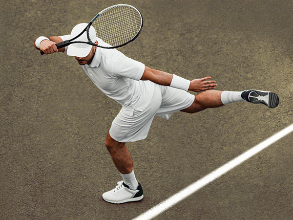 Man Playing Tennis